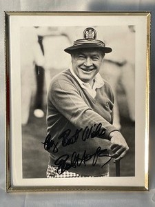lot 204 image: Bob Hope framed, autographed photo