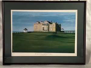 lot 210 image: The Royal and Ancient Golf Club of St Andrews, signed artist print