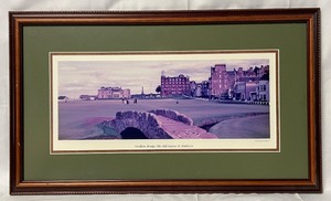 lot 209 image: Swilkan Bridge at St Andrews Golf Course, framed photo