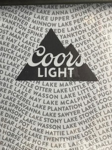 lot 106 image: Colors Light LED, Conservation MN with 450 different lake names listed