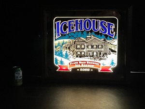 lot 238 image: Ice House light up display, Vintage, 1994, from Nyes Polonaise Room