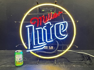 lot 247 image: Miller Lite neon sign
