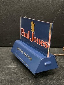 lot 229 image: Paul Jones Better Flavor illuminated cash register sign from Nyes Polonaise Room