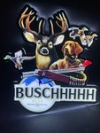 Buschhhhh Light, hunting CORRECTED ITEM IMAGE, LED sign, NIB