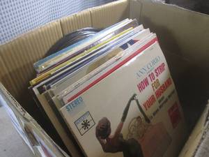 lot 24 image: (G-1) Assorted Vintage RecordsAlbu...