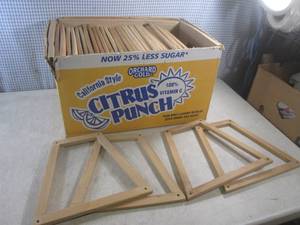 lot 49 image: (A-3) Assorted Vintage Wood Tennis ...