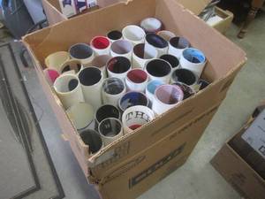 lot 100 image: (D-3T) Box of Assorted Rolled Poste...