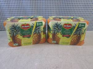 lot 144 image: (B-3) 2 6-Packs Del Monte 100% Pine...