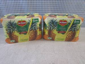lot 145 image: (B-3) 2 6-Packs Del Monte 100% Pine...