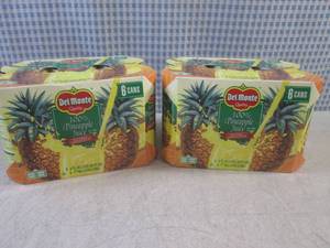 lot 147 image: (B-3) 2 6-Packs Del Monte 100% Pine...