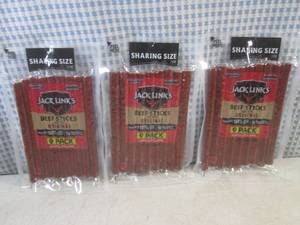 lot 171 image: (B-1) 3 Sharing Size Jack Links 9-P...