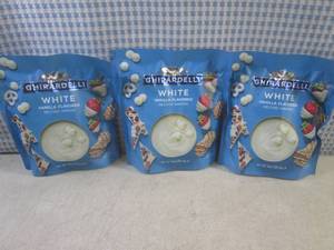 lot 178 image: (B-2) 3 Bags of Ghirardelli White V...