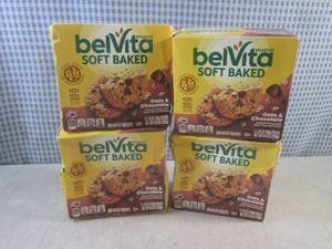 lot 183 image: (B-1) 4 Boxes of Belvita Soft Baked...