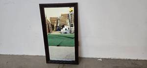 lot 103 image: Huge Mirror with frame (Dimension 27W x 47H)