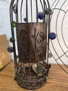 lot 33 image: Bike dcor, Cork saver bottle, circle ring