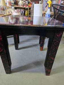 lot 52 image: Table that was custom painted