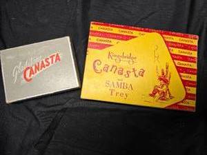 lot 91 image: Canasta card games VINTAGE