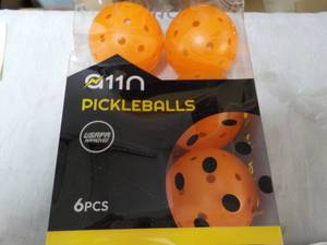 lot 2 image: 6 pcs PickleBalls...
