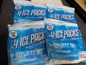 lot 17 image: Everlasting RX 4 packs 4 Ice Packs ...
