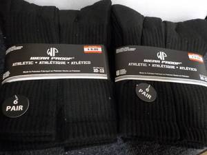 lot 125 image: 12 pair Black Werr Proof Athletic S...