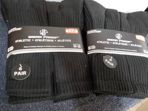12 pair Black Werr Proof Athletic S...