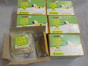 lot 146 image: 6 Boxes Bami 6 packs each Low Carb ...