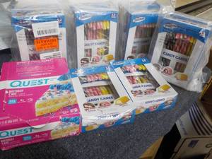 lot 164 image: Hostee Candy Canes and Quest Birthd...