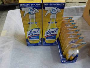 lot 186 image: Lysol Smart 2 Spray Bottles and 16 ...