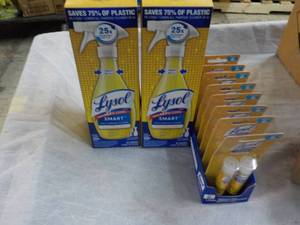 lot 187 image: Lysol Smart 2 Spray Bottles and 16 ...