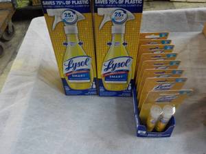 lot 188 image: Lysol Smart 2 Spray Bottles and 16 ...