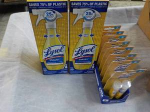 lot 189 image: Lysol Smart 2 Spray Bottles and 16 ...