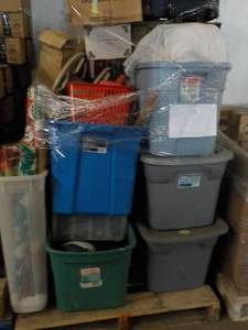 lot 203 image: Mystery Pallet as Bought In - bring...