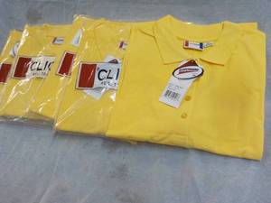 lot 213 image: 5 Clique Size 2X Mens Yellow Short...