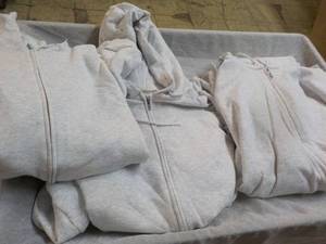 lot 219 image: 3 Clique size 7XLTall Hooded Zippe...