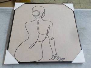 lot 226 image: Case of 6 Suede 16 Square Pictures...