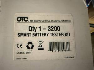 lot 8 image: Otc Smart Battery Tester