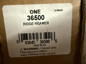lot 9 image: Lisle 36500 Ridge Reamer