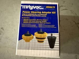 lot 11 image: Mityvac Power Steering Adapter Kit
