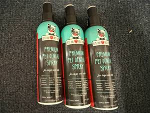 lot 39 image: 3 Bottles Of Premium Pet Dental Spray