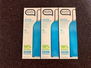lot 49 image: 3 Packs Of Skinfix Foaming Oil Cleanser
