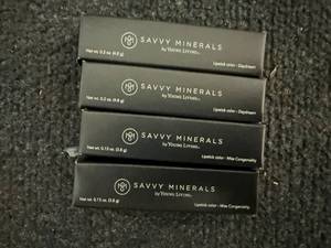 lot 50 image: 4 Sticks Of Savvy Minerals Young Living Lipstick