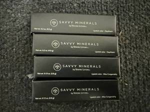 lot 51 image: 4 Sticks Of Savvy Minerals Young Living Lipstick