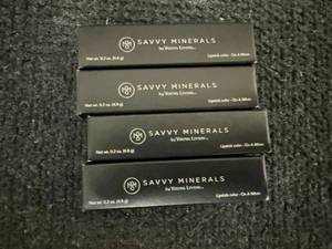 lot 58 image: 4 Sticks Of Savvy Minerals Young Living Lipstick - On A Whim