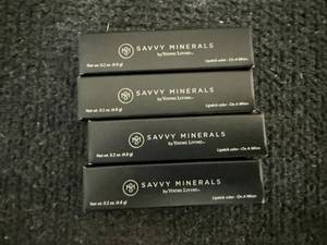 lot 59 image: 4 Sticks Of Savvy Minerals Young Living Lipstick - On A Whim