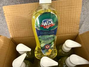 lot 105 image: 12 Bottles Of Cucumber And Tea Tree Hand Soap