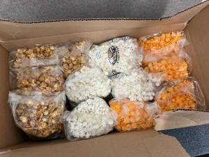 lot 189 image: Box Of Variety Popcorn