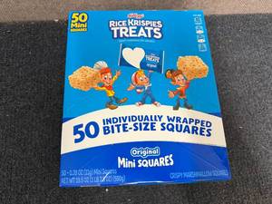 lot 230 image: 50Ct Of Mini Rice Krispies Treats