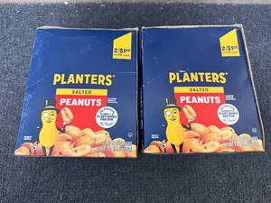 lot 249 image: 2 Packs Of Planters Salted Peanuts