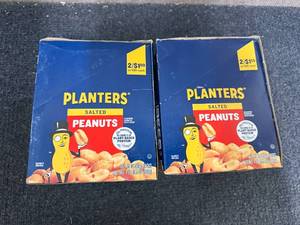 lot 250 image: 2 Packs Of Planters Salted Peanuts