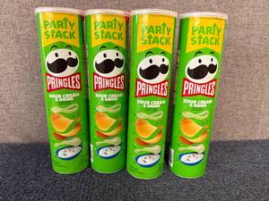 lot 191 image: 4 Cans Of Pringles